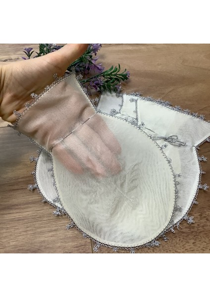 Ipek & Iğne Oyalı & Nakışlı Kese-13*21 cm modelleri