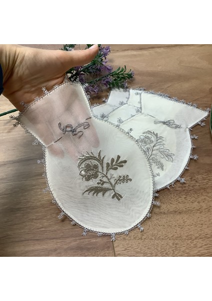 Ipek & Iğne Oyalı & Nakışlı Kese-13*21 cm fırsatları