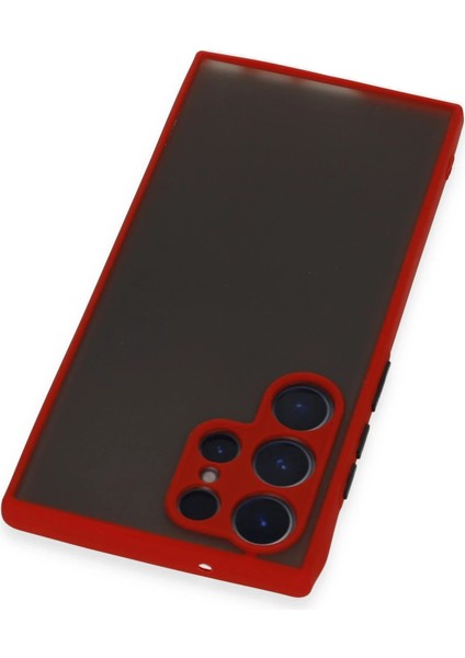 Samsung Galaxy S22 Ultra Kılıf Montreal Silikon Kapak - Kırmızı modelleri