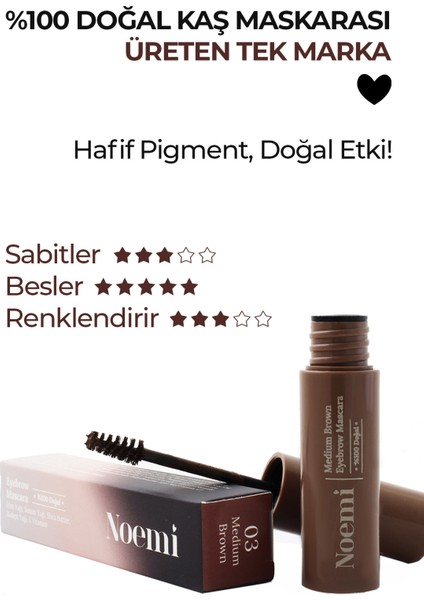%100 Doğal Kaş Maskarası - Besleyici Özellikli - Eyebrow Mascara fiyatları