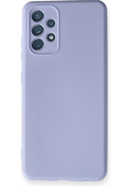 Samsung Galaxy A32 Kılıf Nano Içi Kadife Silikon - Lila