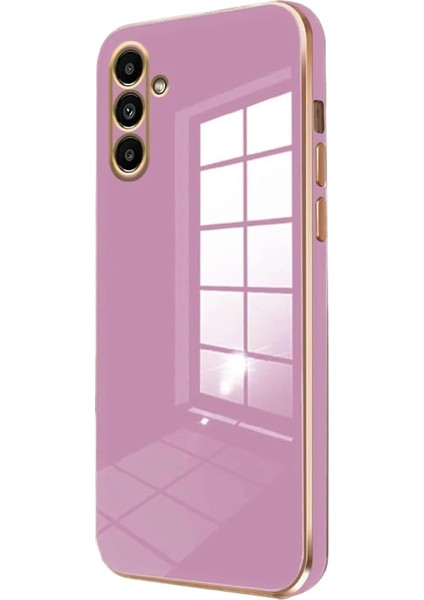 Samsung Galaxy A15 4g Kılıf Volet Silikon - Mor – Darbe Koruma
