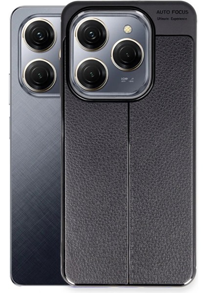 Tecno Spark 20 Pro Kılıf Auto Focus Kapak - Siyah – Darbe Koruma