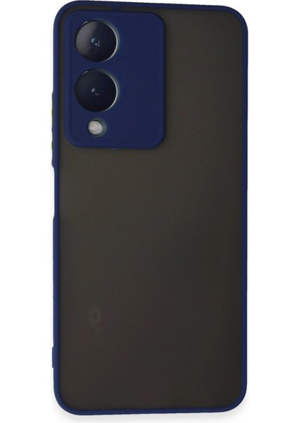 Vivo Y17S Kılıf Montreal Silikon Kapak - Lacivert – Darbe Koruma