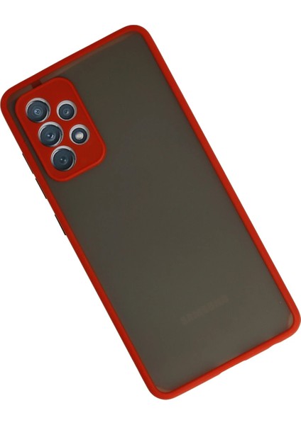 Samsung Galaxy A52 Kılıf Montreal Silikon Kapak - Kırmızı modelleri