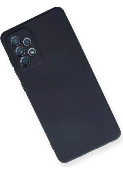 Samsung Galaxy A72 Kılıf Nano Içi Kadife Silikon - Lacivert modelleri
