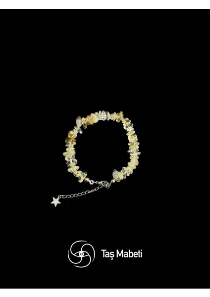 Sitrin Taşı(Kırıktaş) Bileklik (Bolluk Bereket ve Para Taşı)