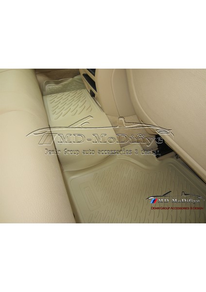 Bmw 5-Serisi E60 3D Bej Havuzlu Paspas 2003-2009