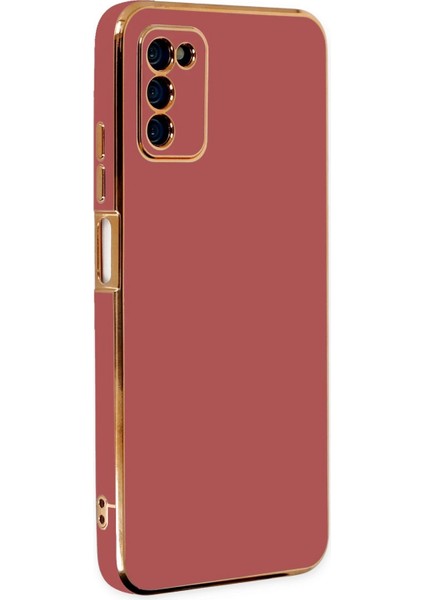 Samsung Galaxy A03S Kılıf Volet Silikon - Kırmızı