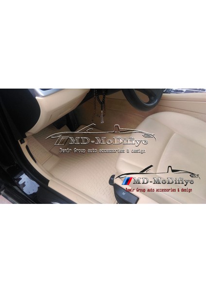 Bmw 5-Serisi F10 3D Bej Havuzlu Paspas 2009-2013