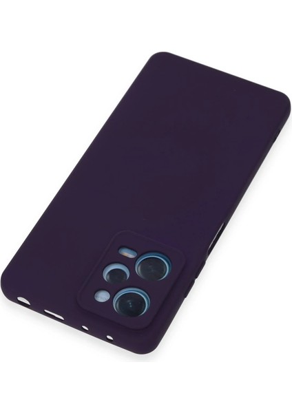 Xiaomi Redmi Note 12 Pro 5g Kılıf Nano Içi Kadife Silikon - Mor – Darbe Koruma