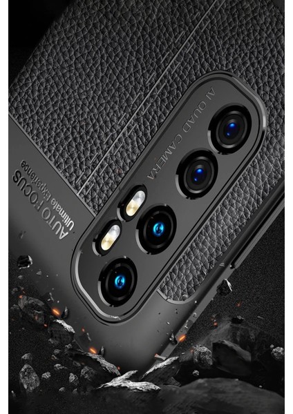 Xiaomi Mi Note 10 Lite Kılıf Auto Focus Kapak - Kırmızı – Darbe Koruma