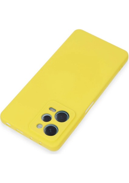 Xiaomi Redmi Note 12 Pro 5g Kılıf Nano Içi Kadife Silikon - Sarı – Darbe Koruma