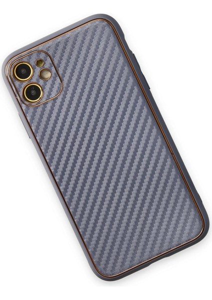 iPhone 12 Kılıf Coco Karbon Silikon - Gri – Darbe Koruma
