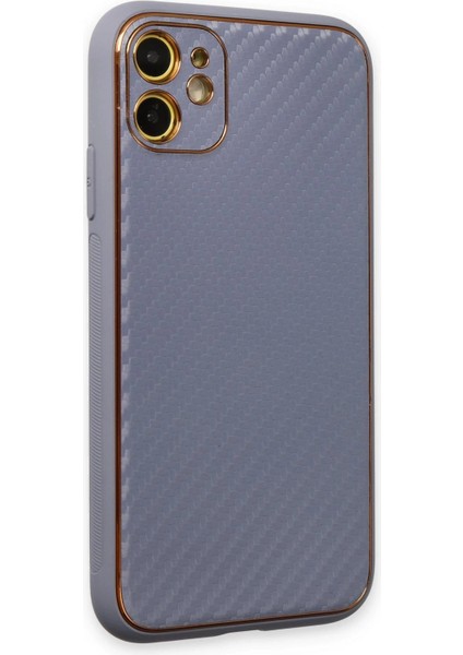 iPhone 12 Kılıf Coco Karbon Silikon - Gri – Darbe Koruma
