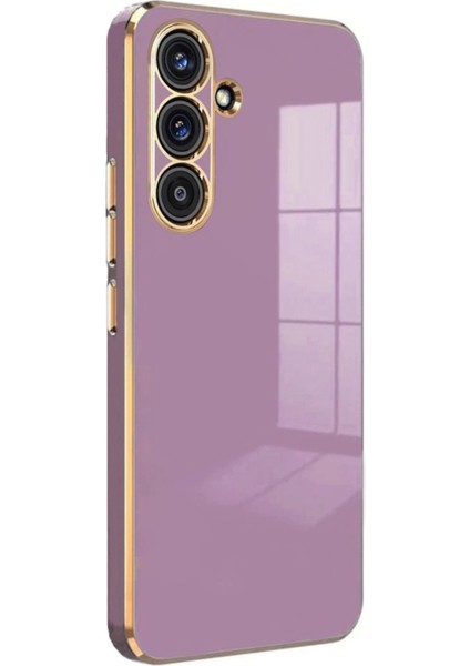 Samsung Galaxy A24 4g Kılıf Volet Silikon - Mor