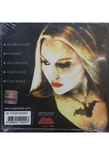 Dikkat CD Özge Özkan – In Your Heart CD