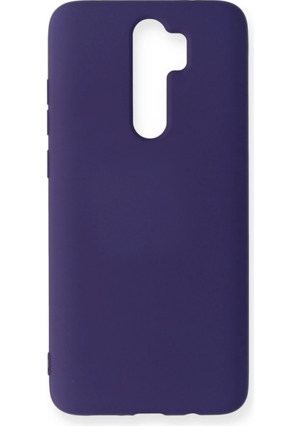 Xiaomi Redmi Note 8 Pro Kılıf Nano Içi Kadife Silikon - Mor – Darbe Koruma