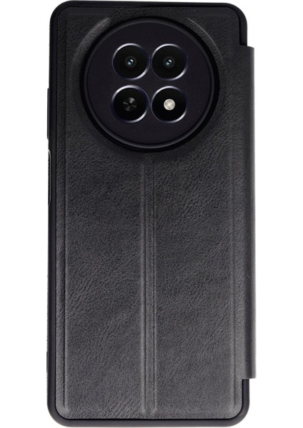 Realme 12 5g Kılıf Flip Cover - Siyah – Hızlı Kargo