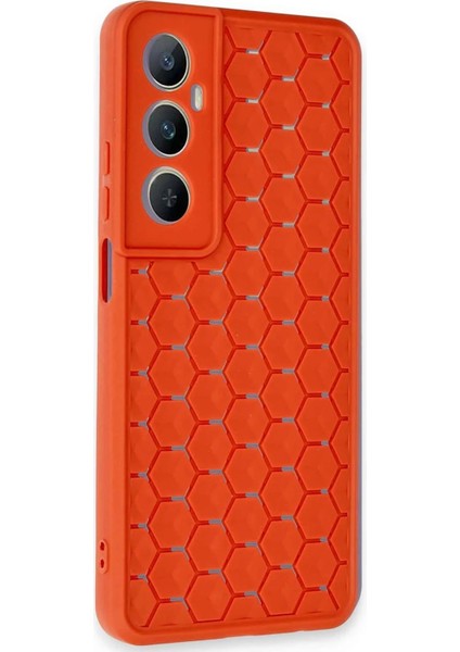 Realme C65 Kılıf Petek Silikon Kapak - Kırmızı – Darbe Koruma fiyatları
