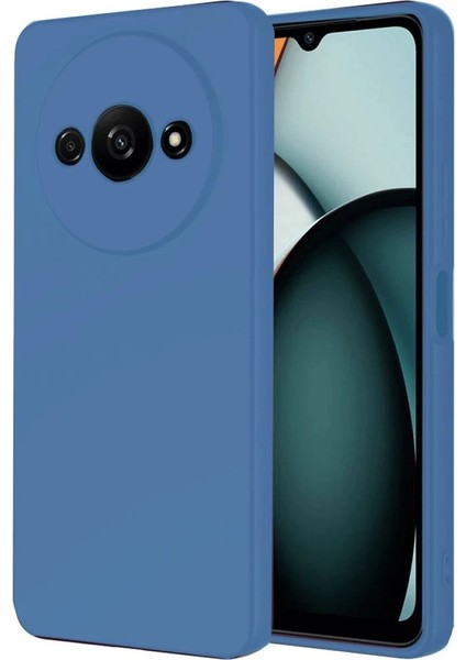Realme C61 Kılıf First Silikon - Mavi – Darbe Koruma