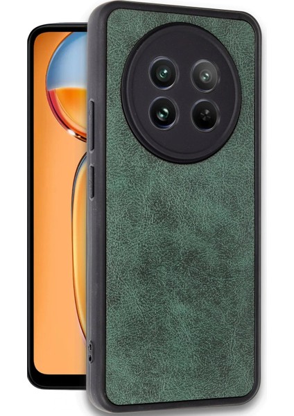 Realme 12 5g Kılıf Aras Deri Kapak - Koyu Yeşil – Darbe Koruma fiyatları