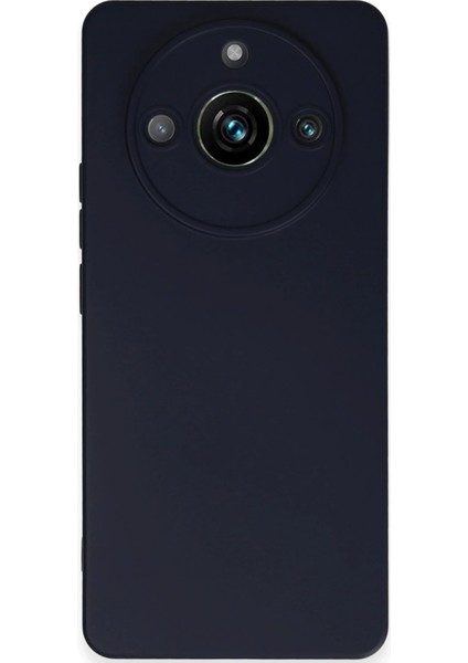 Realme 11 Pro Kılıf Nano Içi Kadife Silikon - Lacivert – Darbe Koruma