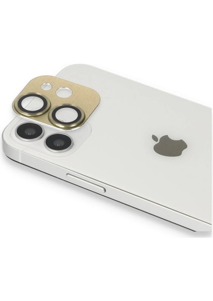 iPhone 11 Pers Alüminyum Kamera Lens - Gold – Darbe Koruma