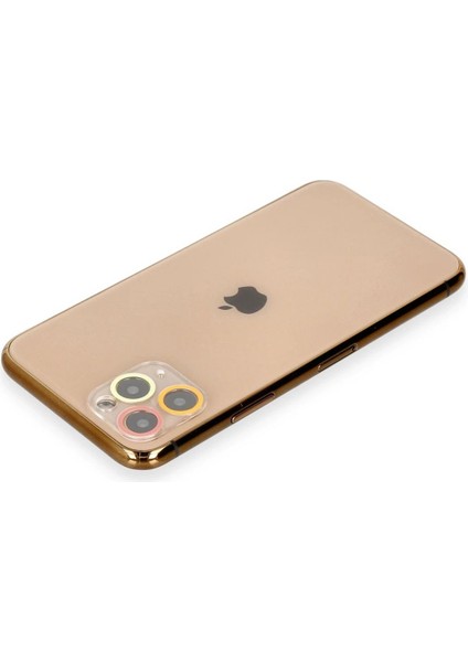 Iphone 11 Pro Max Renkli Kamera Lens Koruma Cam Aksesuar – Darbe Koruma