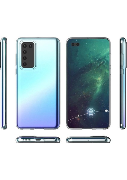Huawei P40 Kılıf Lüx Şeffaf Silikon - Şeffaf – Darbe Koruma fiyatları