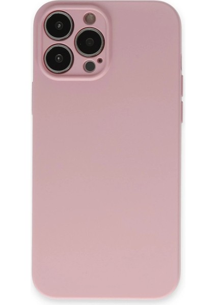 iPhone 13 Pro Kılıf Nano Içi Kadife Silikon - Pembe – Darbe Koruma