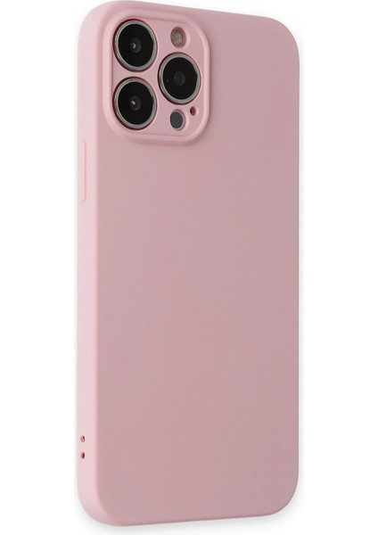 iPhone 13 Pro Kılıf Nano Içi Kadife Silikon - Pembe – Darbe Koruma