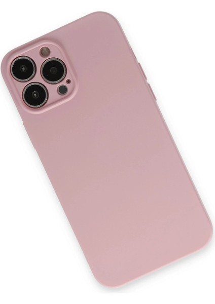 iPhone 13 Pro Kılıf Nano Içi Kadife Silikon - Pembe – Darbe Koruma