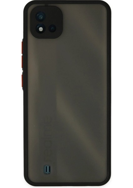 Realme C11 2021 Kılıf Montreal Silikon Kapak - Siyah – Darbe Koruma