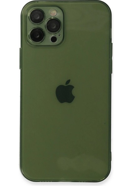 iPhone 12 Pro Max Kılıf Fly Lens Silikon - Yeşil – Darbe Koruma
