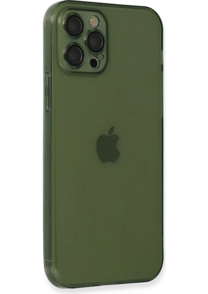 iPhone 12 Pro Max Kılıf Fly Lens Silikon - Yeşil – Darbe Koruma