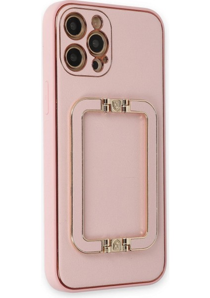 iPhone 12 Pro Max Kılıf Coco Elit Kapak - Pembe – Darbe Koruma