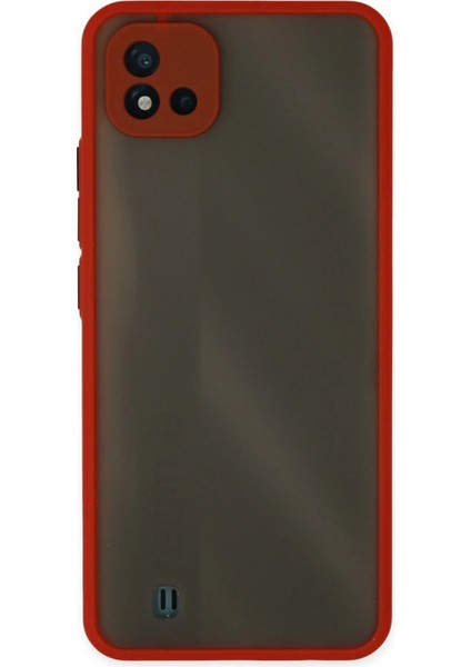 Realme C11 2021 Kılıf Montreal Silikon Kapak - Kırmızı – Darbe Koruma