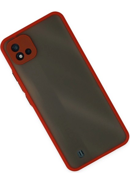Realme C11 2021 Kılıf Montreal Silikon Kapak - Kırmızı – Darbe Koruma fiyatları