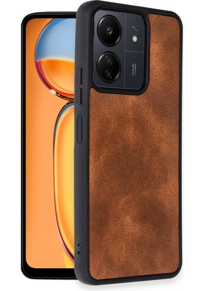 Xiaomi Redmi 13C Kılıf Aras Deri Kapak - Taba – Darbe Koruma
