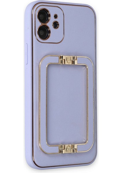 iPhone 12 Kılıf Coco Elit Kapak - Lila – Darbe Koruma