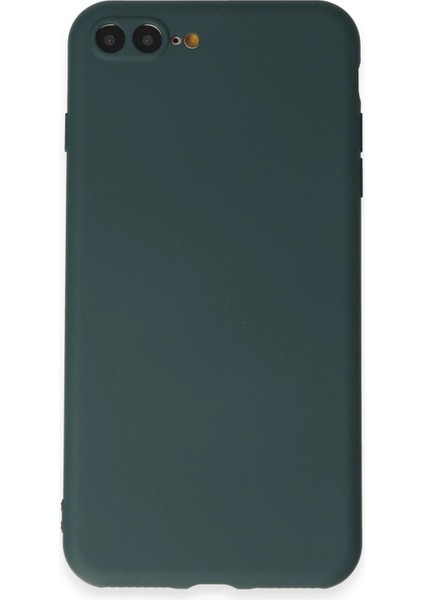 iPhone 7 Plus Kılıf First Silikon - Koyu Yeşil – Darbe Koruma