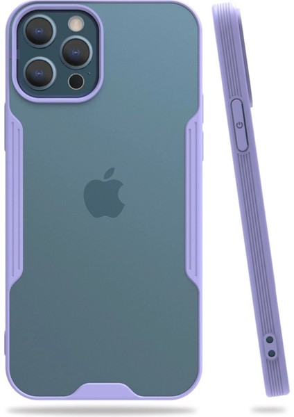 iPhone 12 Pro Max Kılıf Platin Silikon - Lila – Darbe Koruma