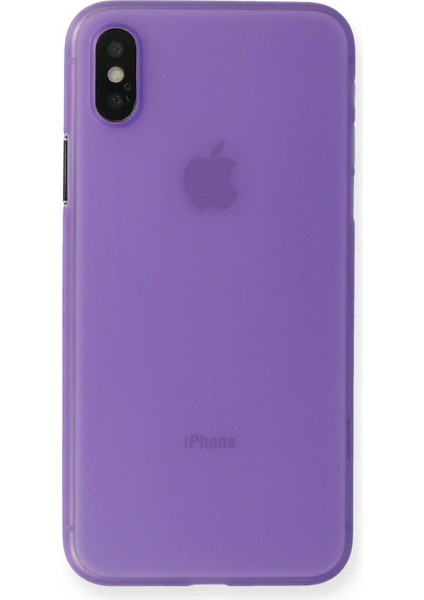 iPhone Xs Max Kılıf Pp Ultra Ince Kapak - Mor – Darbe Koruma