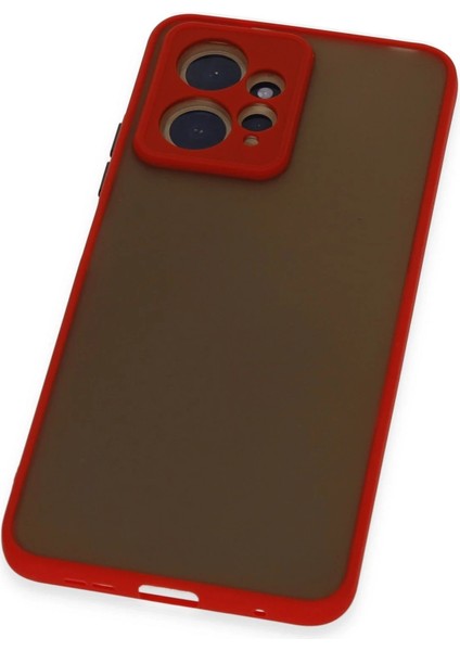 Xiaomi Redmi Note 12 4g Kılıf Montreal Silikon Kapak - Kırmızı – Darbe Koruma