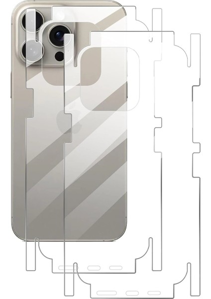 iPhone 16 Pro Max 360 Full Body Arka Koruyucu – Darbe Koruma