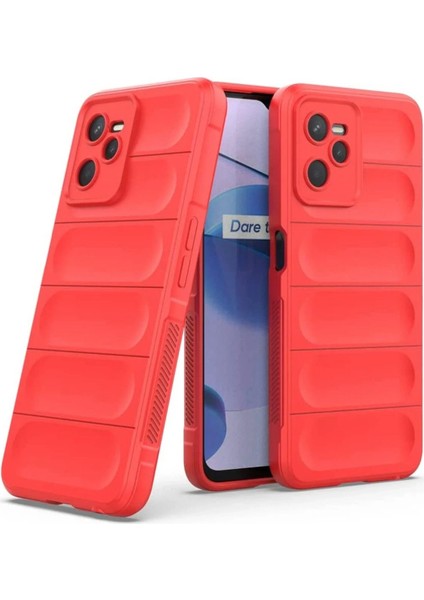 Realme C35 Kılıf Optimum Silikon - Kırmızı – Darbe Koruma fiyatları