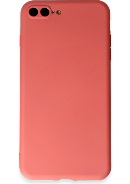iPhone 7 Plus Kılıf First Silikon - Kiremit – Darbe Koruma
