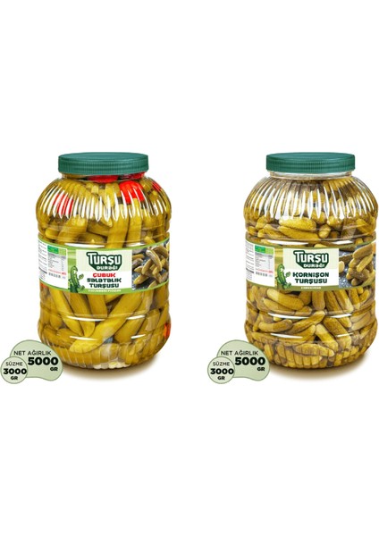 Çubuk Turşusu 5kg - Kornişon Turşusu 5kg