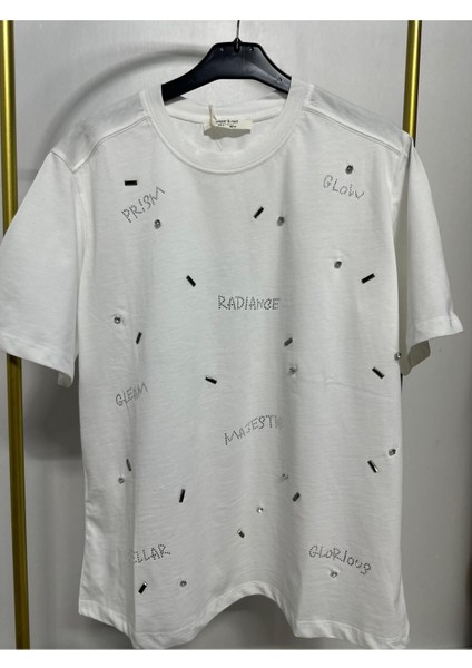 Kadın T-Shirt Taşlı modelleri